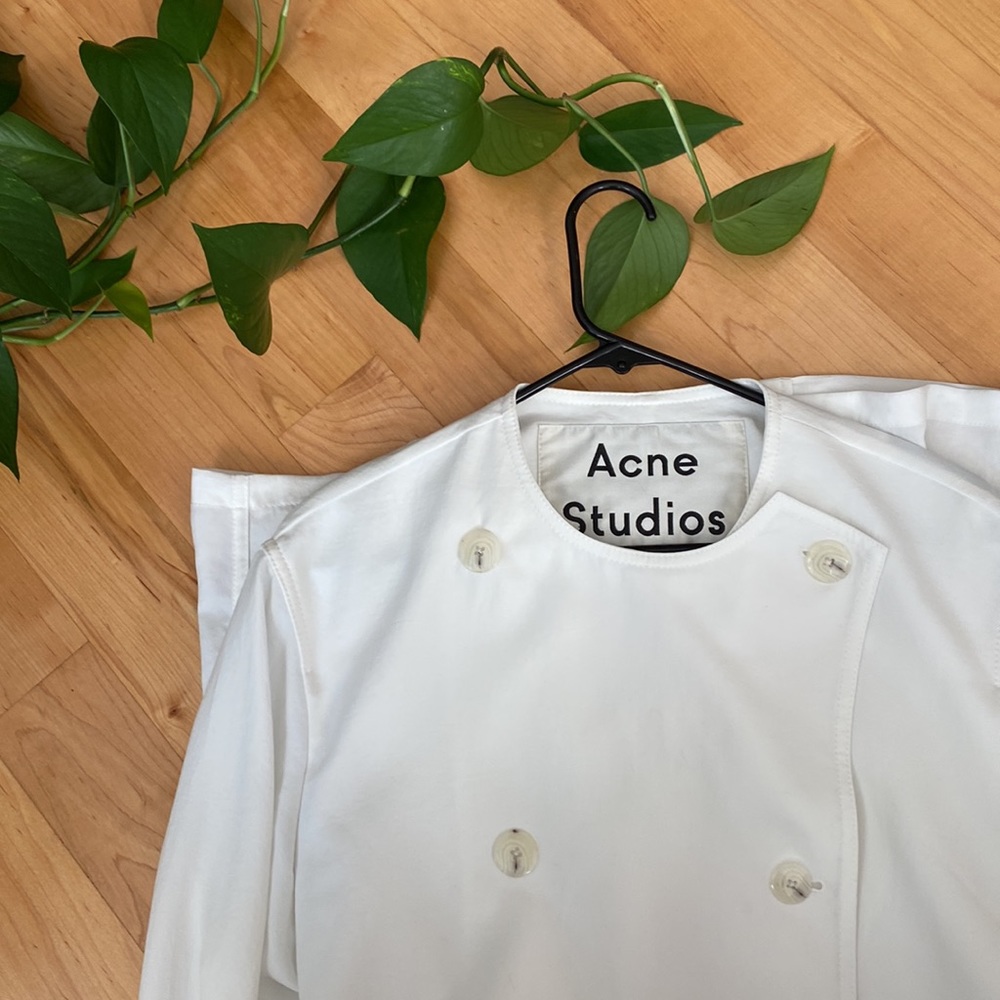 Acne Studio white Trench Size 36